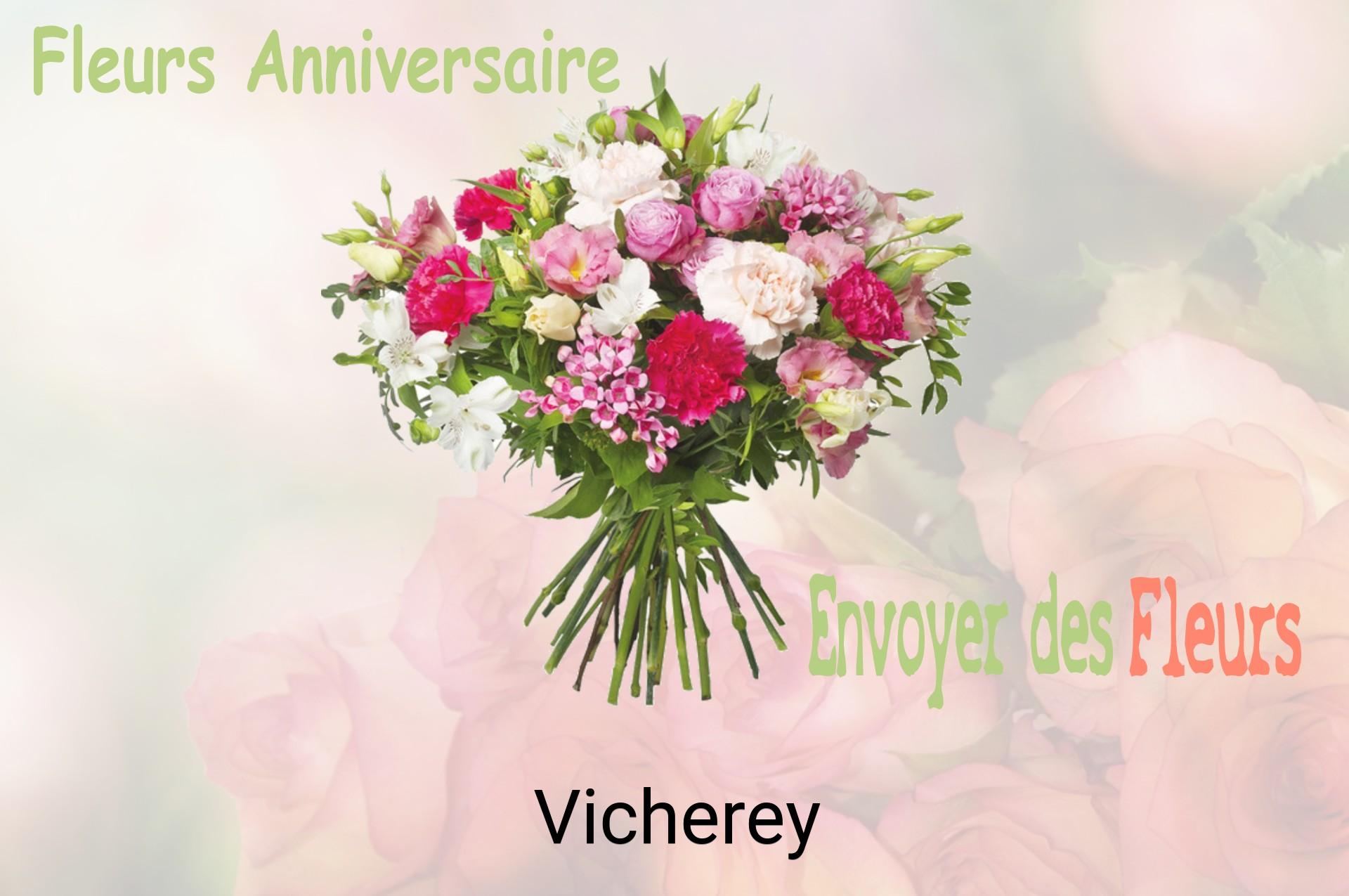 Bouquet de fleurs d’anniversaire livré à Vicherey